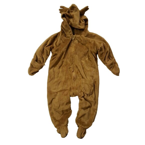 Deer Bass Pro Buck Costume Snowsuit Christmas Reindeer Halloween Coat Baby 6 M - Picture 1 of 12